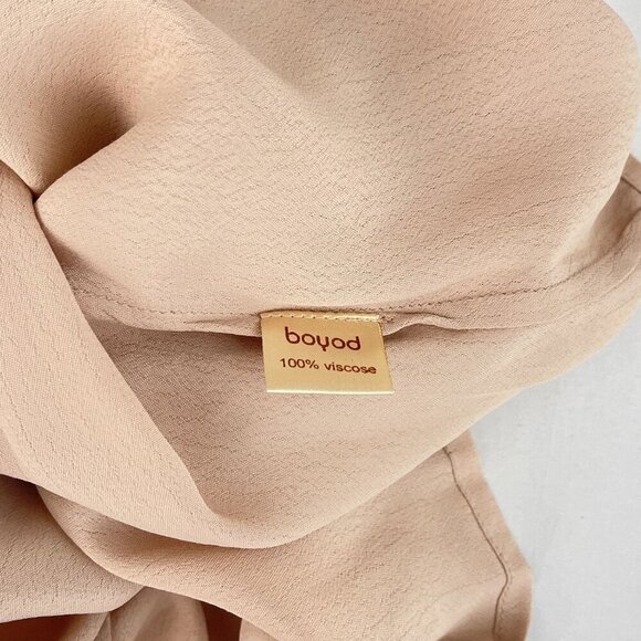 Boyod Embellishments V-Neck Butterfly Half Sleeve Nancy Top Pink Silver Women S - Picture 8 of 13